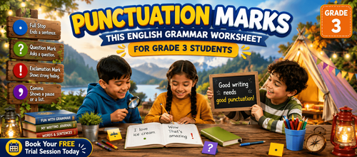 Master Punctuation Marks with This Class 3 Worksheet