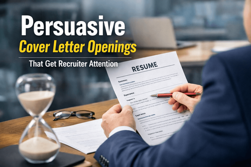 Mastering Persuasive Opening Paragraphs for Your Cover Letters