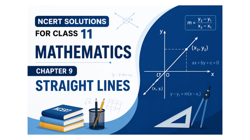 NCERT Solutions for Class 11 Mathematics Straight lines Chapter 9