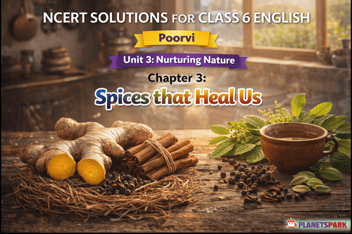 NCERT Solutions for Class 6 English Poorvi Unit 3 Chapter 3