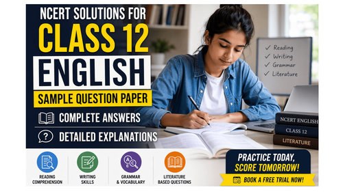 NCERT class 12 English sample question paper