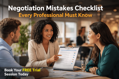 Negotiation Mistakes Checklist Every Professional Must Know