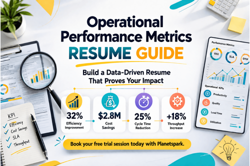 Operational Metrics Resume Guide for Working Professionals