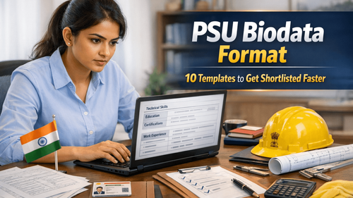PSU Technical Assistant Biodata Guide for Professionals