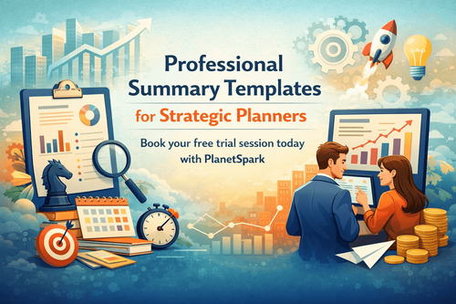 Plan Your Growth with a Strategic Planner Resume Summary