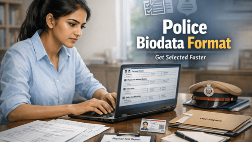 Police Recruitment Biodata Guide for Aspirants 2026