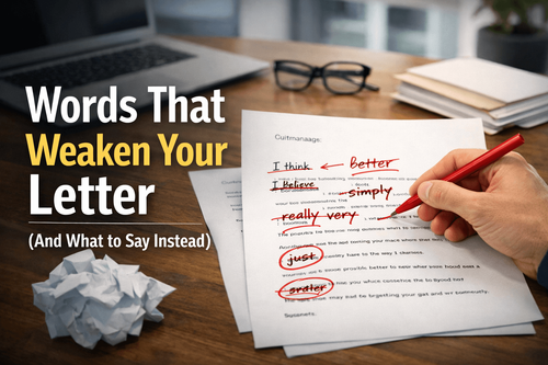 Power Words Guide: Fix Weak Language in Your Cover Letter