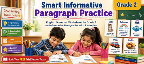 Printable Informative Writing Worksheet for Grade 2 Kids