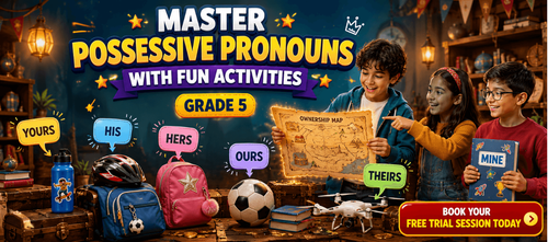 Printable Possessive Pronouns Worksheet for Grade 5 Students