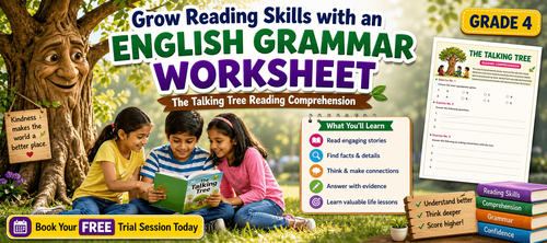 Printable Story Comprehension PDF on The Talking Tree