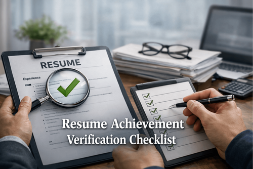 Resume Achievement Verification Guide for Career Growth