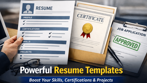 Resume Templates for Professionals Highlighting Certifications and Training