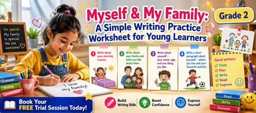 Self Introduction Writing Exercises for Class 2 Students