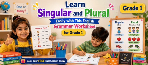 Singular vs Plural Practice Exercises for Young Learners