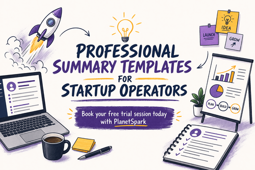 Stand Out in Startups with a High-Impact Resume Summary