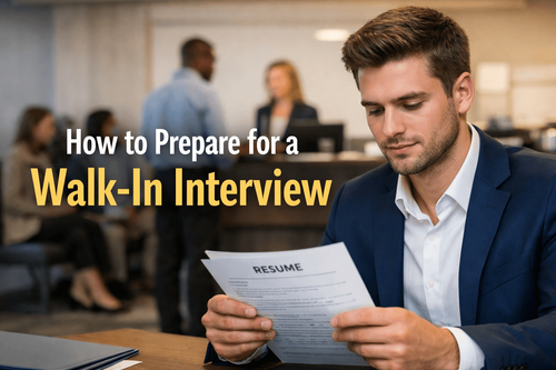 Step-by-Step Guide to Crack Walk-In Interviews in 2026