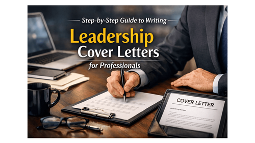 Step-by-Step Guide to Writing Leadership Cover Letters for Professionals