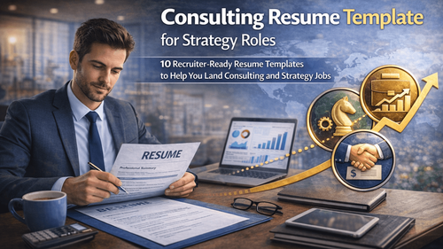 Strategy Consulting Resume Guide for Career-Focused Professionals