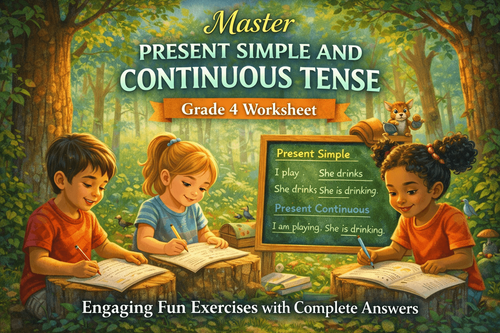 Tenses Made Easy: Present Simple vs Continuous for Grade 4
