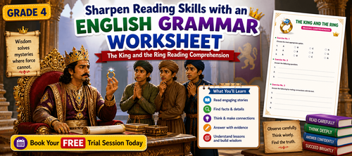 The King and the Ring Story Reading Exercises for Class 4