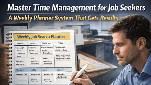 Time Management Strategies for Job Seekers to Stay Productive