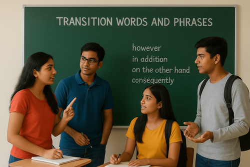 Transition Words and Phrases: Know Meaning, Types, Examples