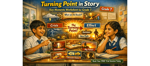 Turning Point in Story Worksheet for Class 7 [Printable PDF]