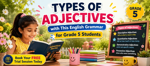 Types of Adjectives Exercises for Class 5 Printable PDF