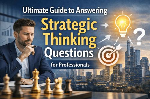 Ultimate Guide to Answering Strategic Thinking Questions for Professionals