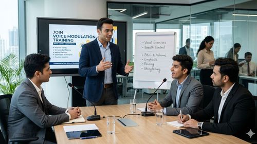 Join Voice Modulation Training to Speak Clearly and Confidently