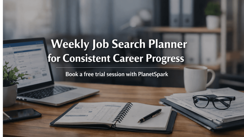 Weekly Job Search Planner for Consistent Career Progress