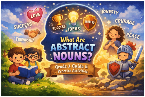 What Are Abstract Nouns? Grade 3 Guide with Practice Tasks