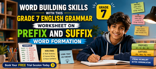 Word Formation Practice with Prefixes and Suffixes – Grade 7