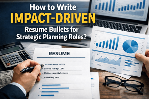Writing Powerful Resume Bullets for Strategic Planning Roles