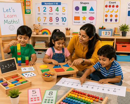 10 Hands On Mathematics Acitivity for Preschol & Kinderagarden