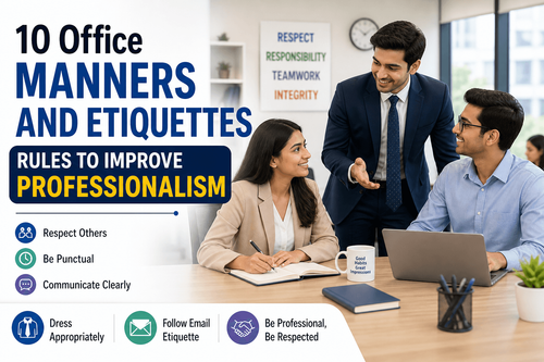 10 Office Manners and Etiquettes Rules to Improve Professionalism