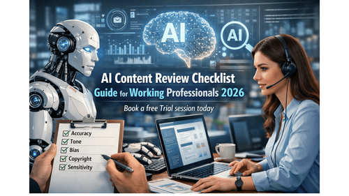 AI Content Review Checklist Guide for Working Professionals 2026