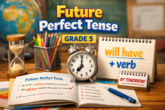 Class 2 Grammar Worksheet on Simple Future Tense | PlanetSpark