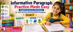 Class 2 English Worksheet for Paragraph Writing | PlanetSpark
