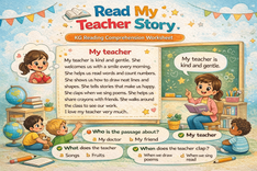 Class 3 Reading Comprehension Worksheet – Read, Understand, and Answer ...