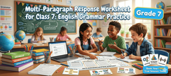 Class 7 English Worksheet for Paragraph Writing | PlanetSpark