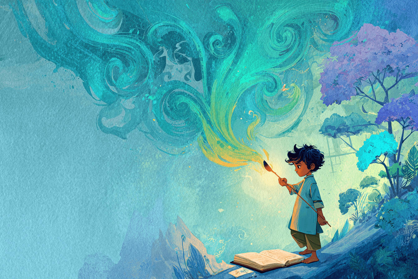 The Magic Paintbrush - reading comprehension passage for class 3